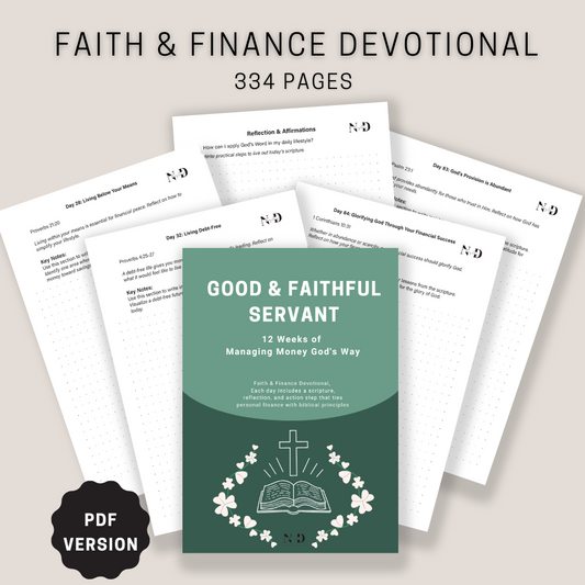 Good and Faithful Servant 12-Week Faith & Finances Devotional