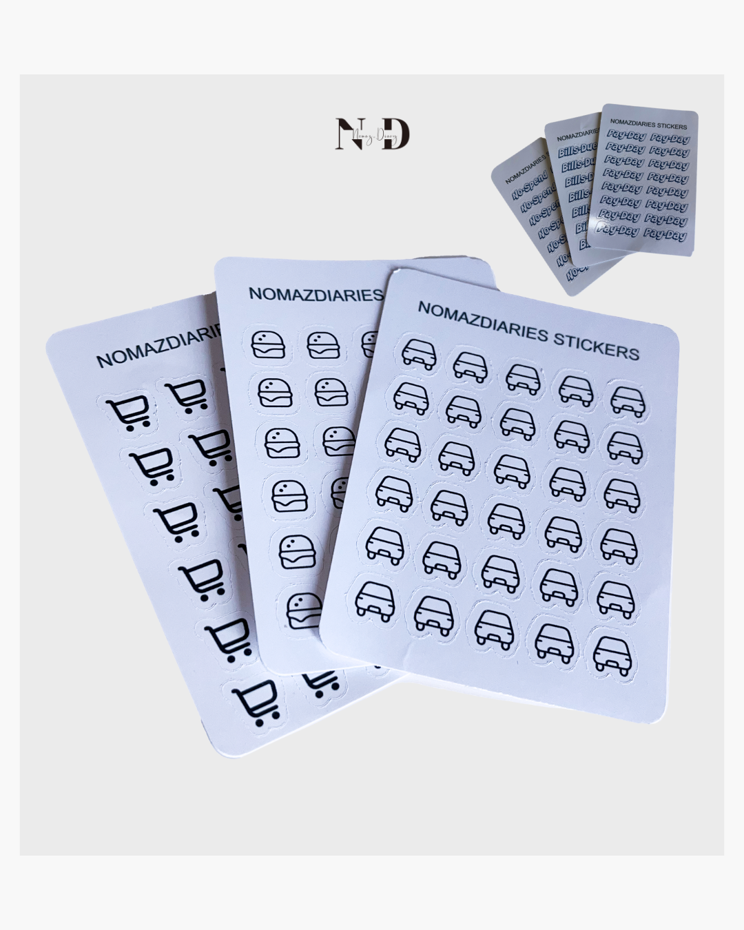 Budget Stickers (Minimal)