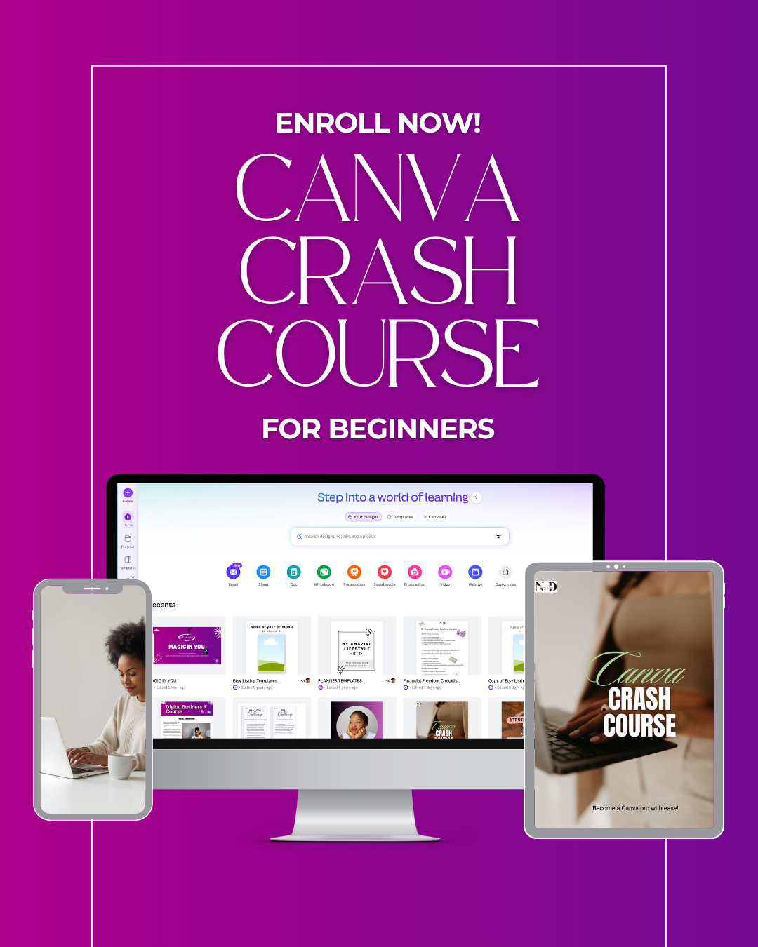 Canva Crash Course for Begginers
