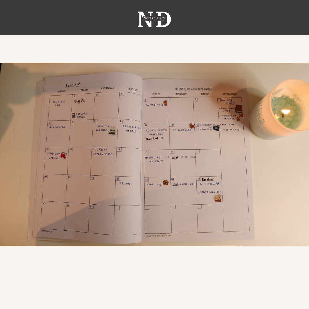 Functional Monthly Planner