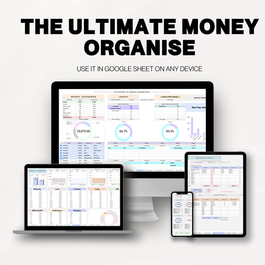 Organise Your Money (Googlesheet Tracker)