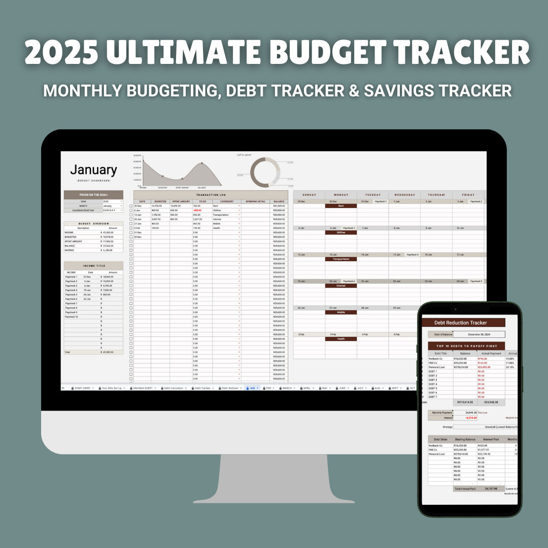 2025 ULTIMATE BUDGET TRACKER