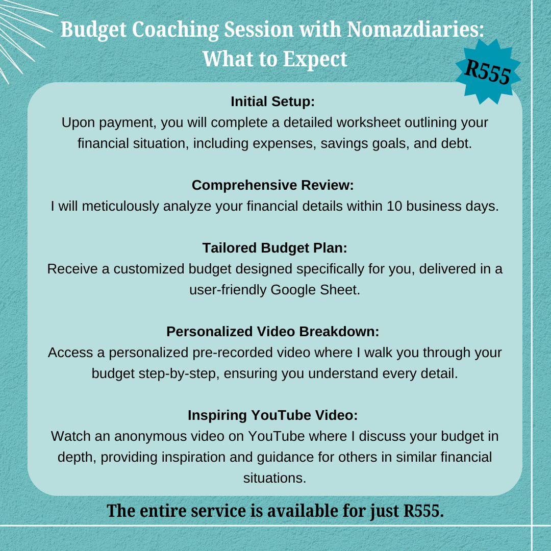 BUDGET Coaching by Nomaz ( Your Budget My Way)