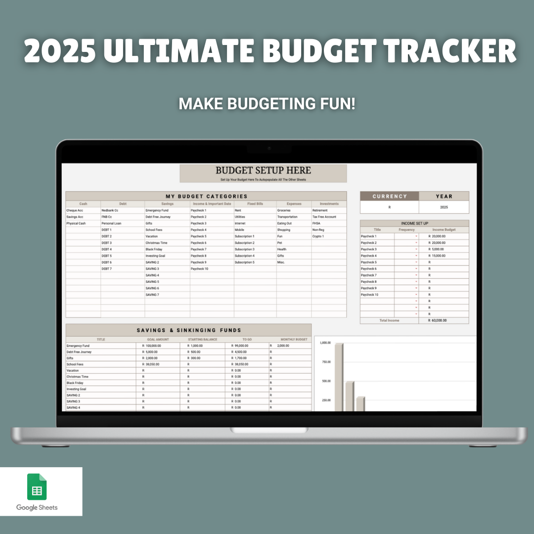 2025 ULTIMATE BUDGET TRACKER