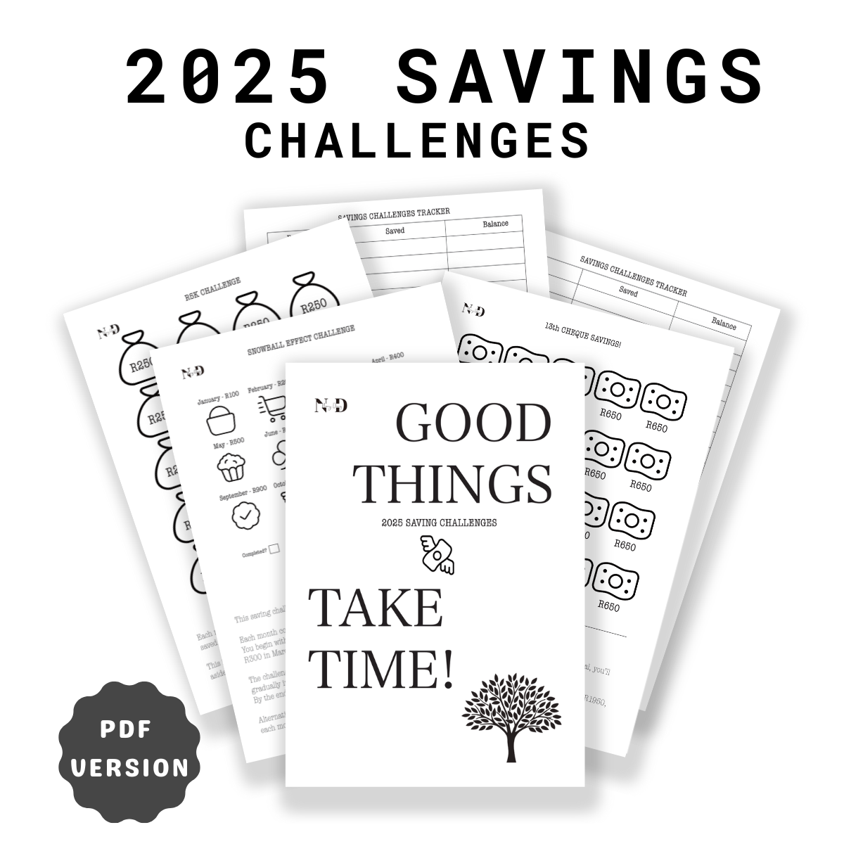 2025 (PDF Version) Saving Challenges