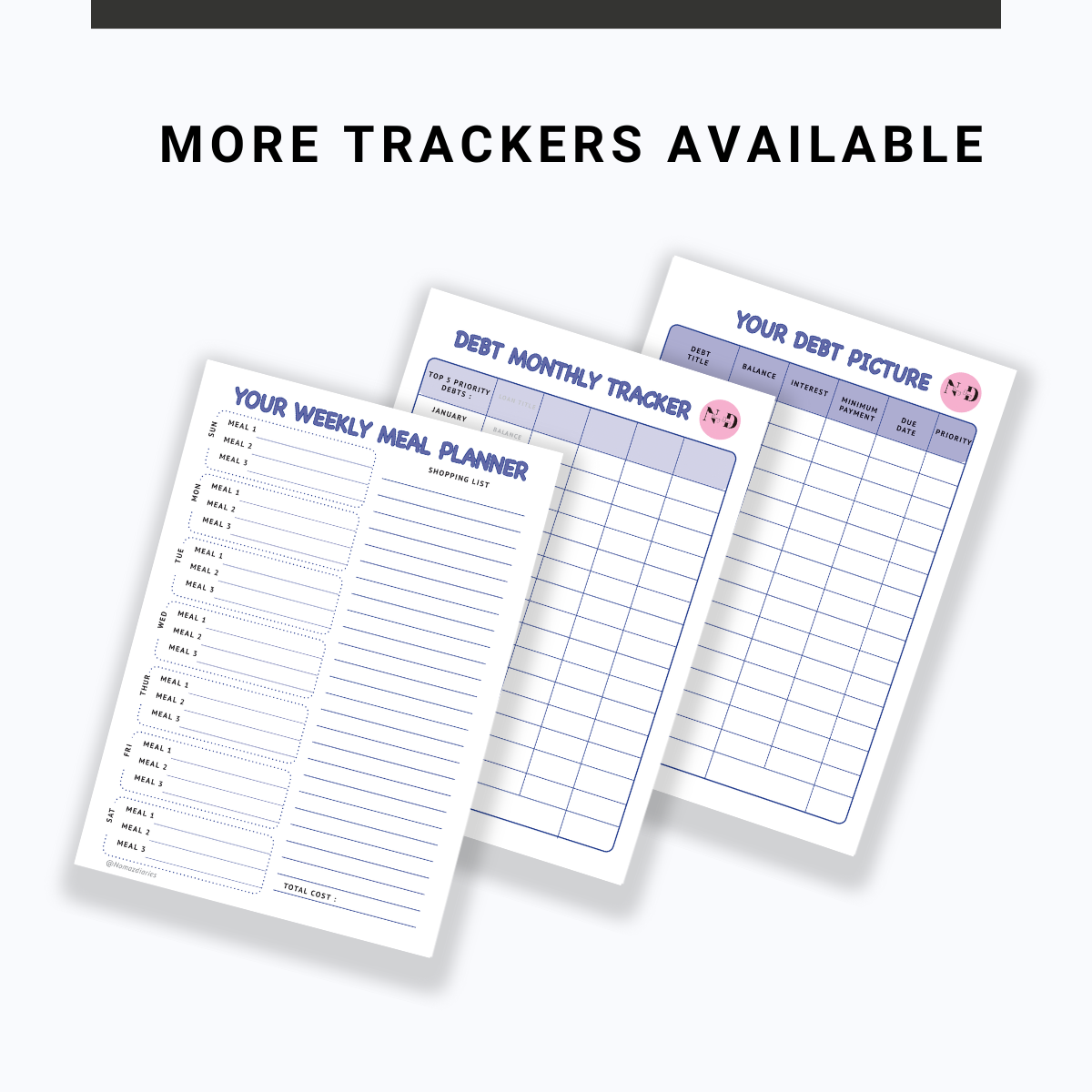 2025 Debt Payoff Printable Bundle