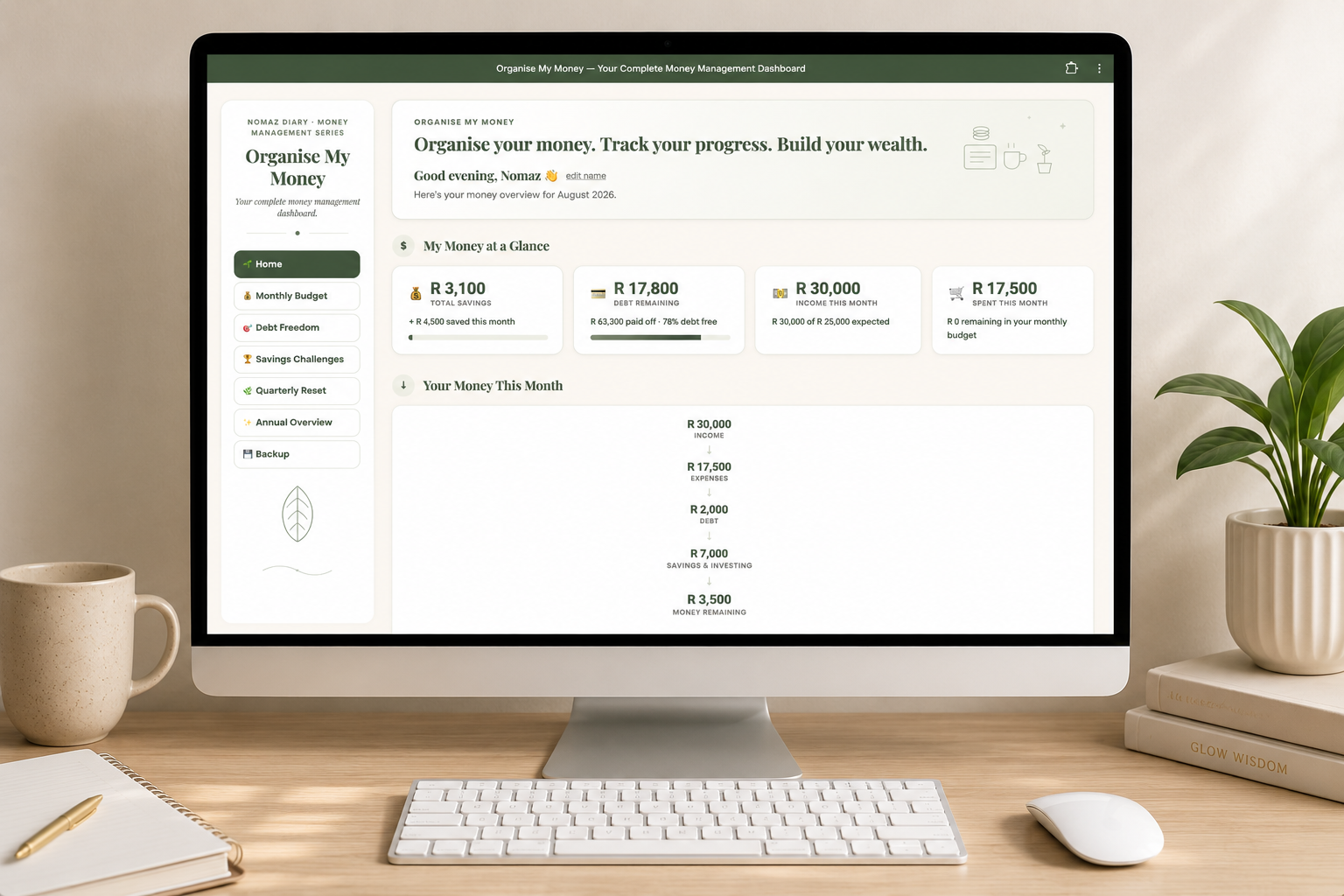 Money Organising Tool