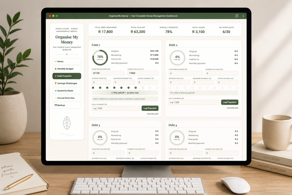 Money Organising Tool