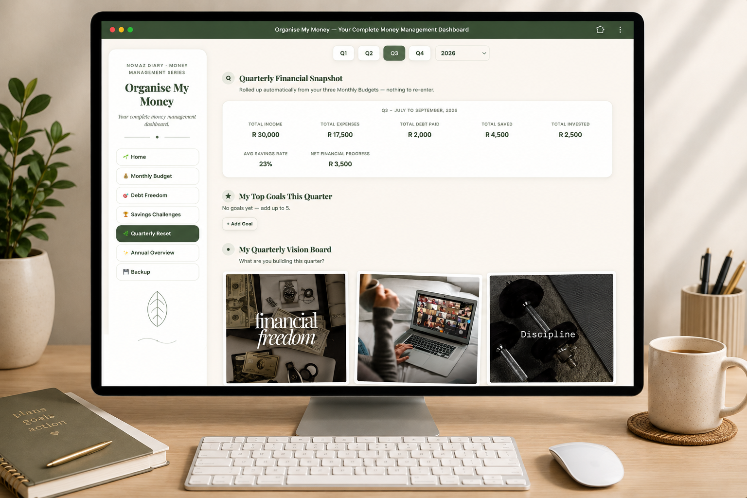 Money Organising Tool
