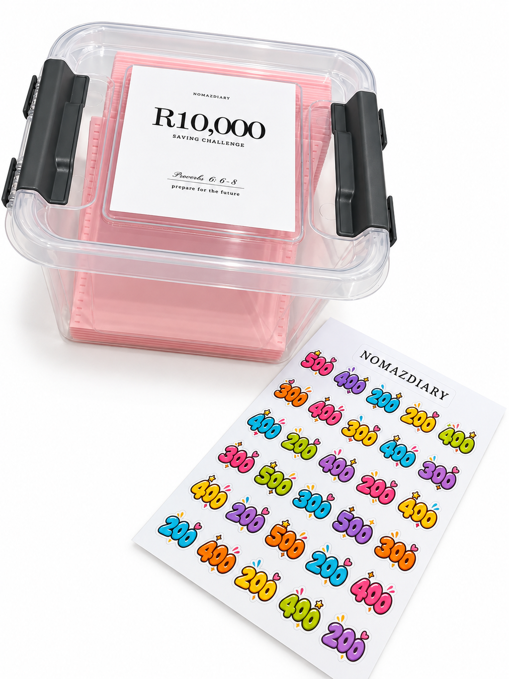 10K Box with Stickers