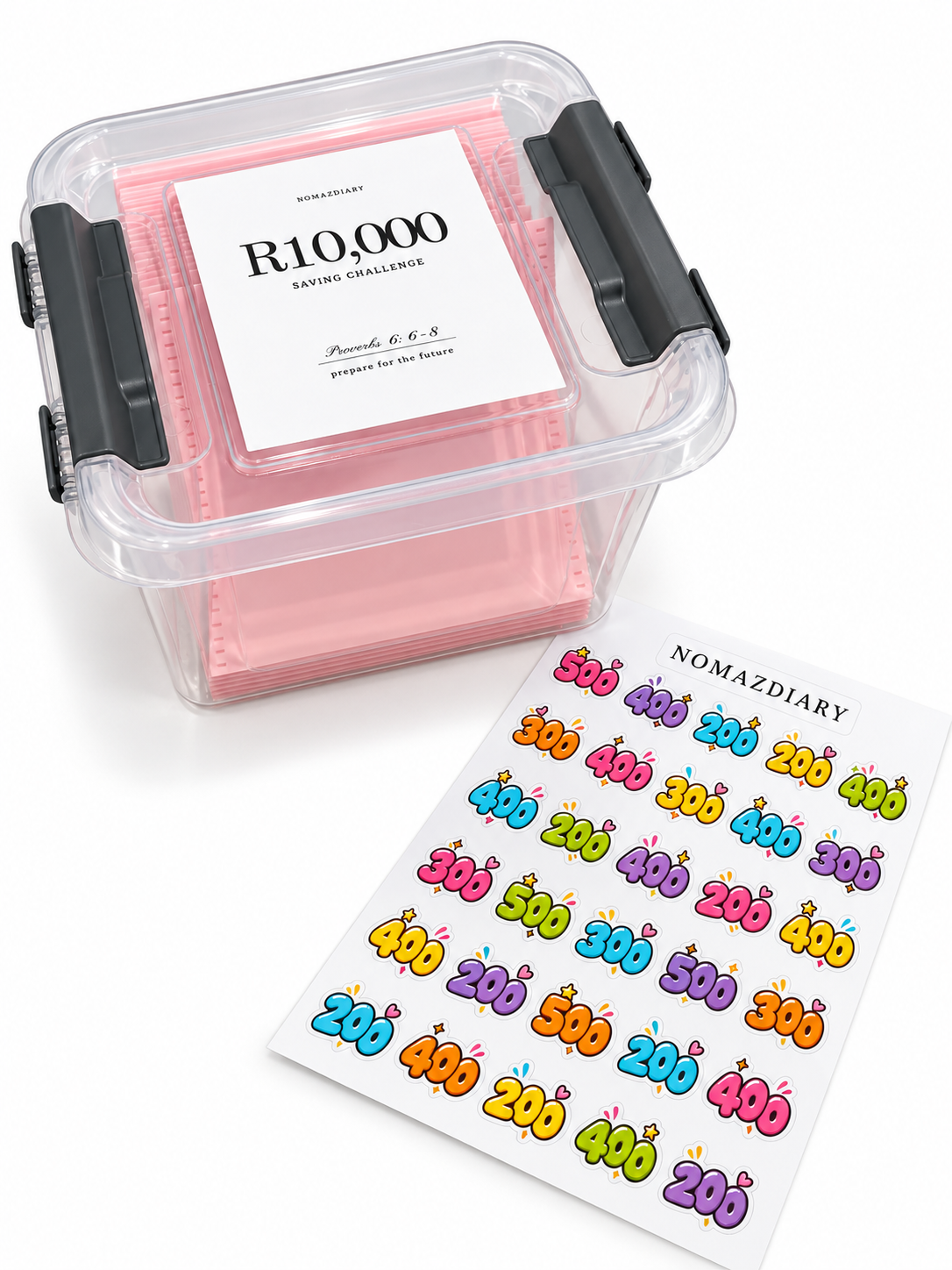 10K Box with Stickers