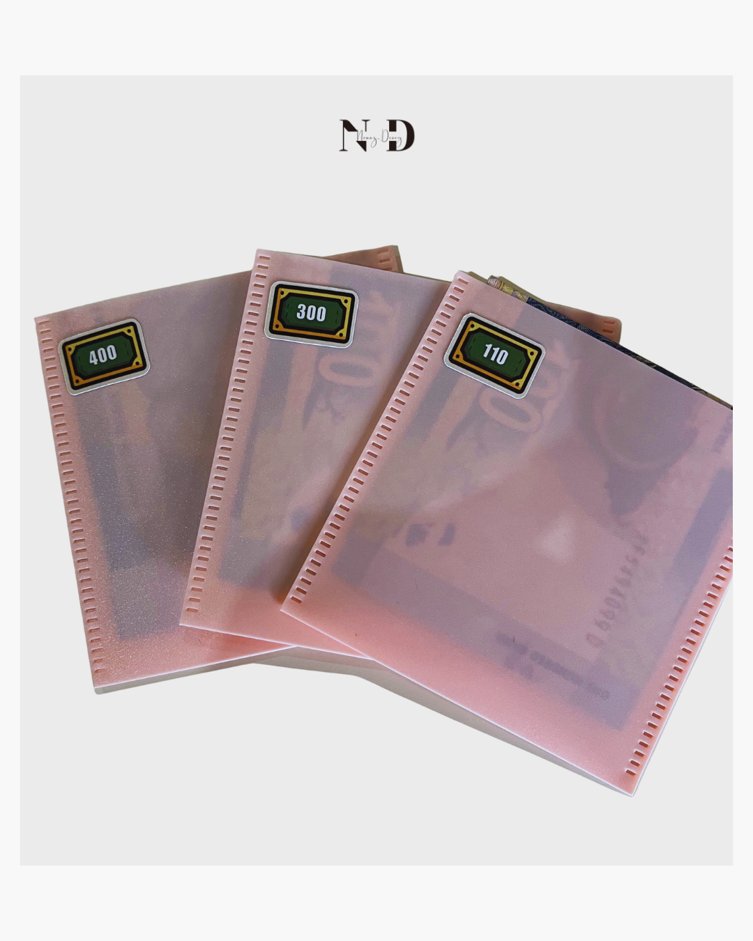 Sticker for 100 Envelope Challenge