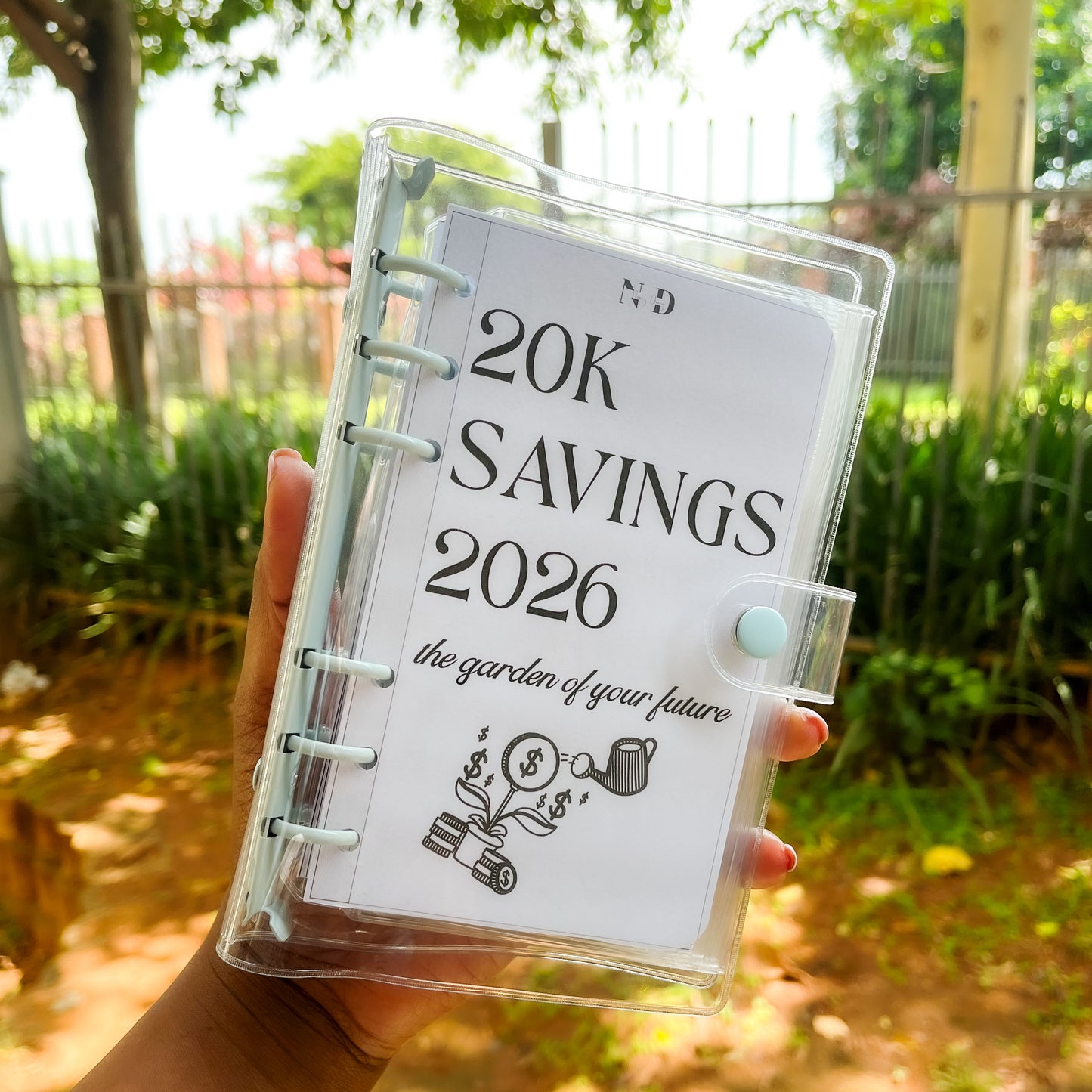 2026 Savings Challenges (20K) - Clear Binder