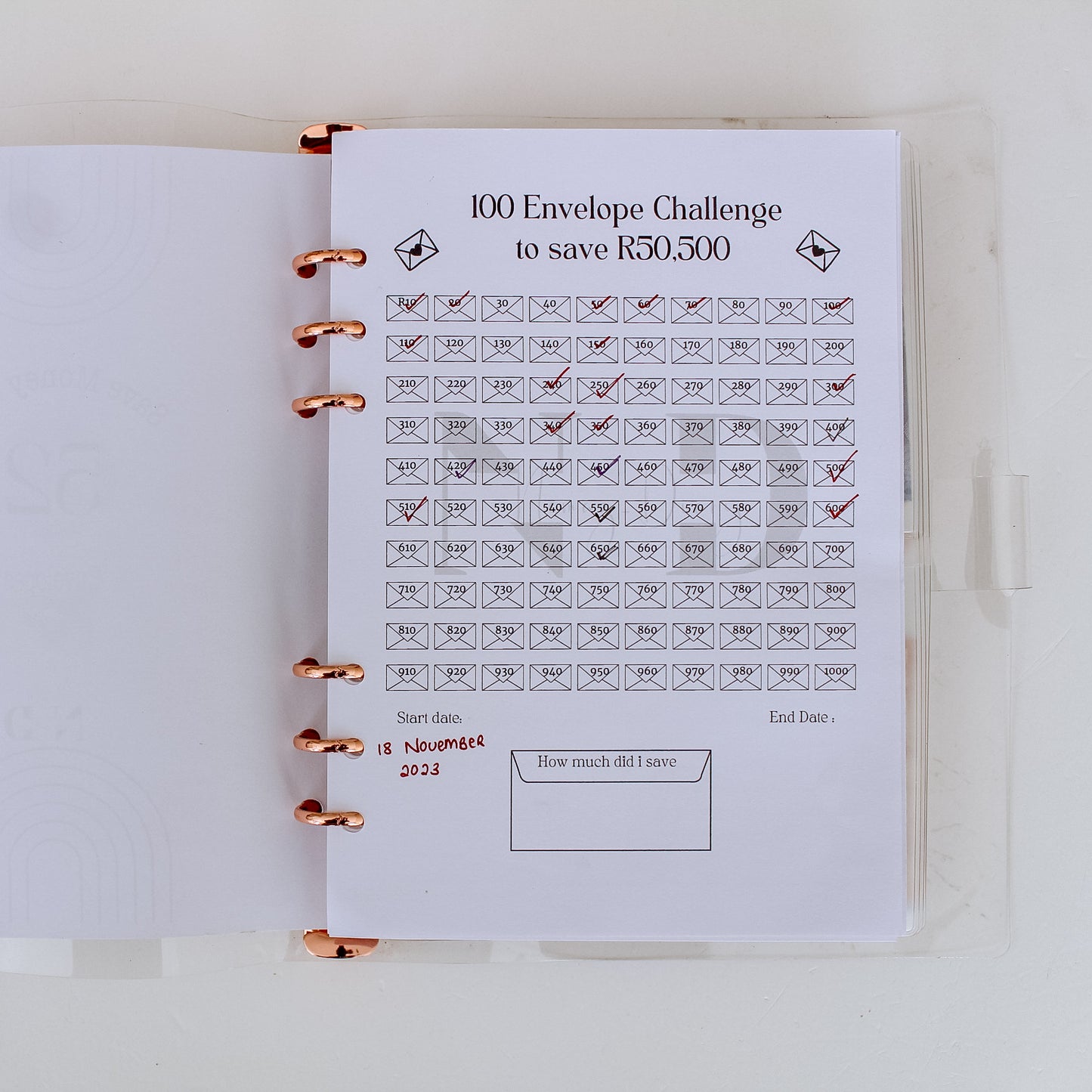52 Envelopes Challenge (PRE-ORDER)