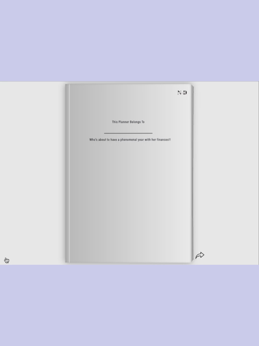 Budget Template Planner | Money Monthly Tracker (PDF File)