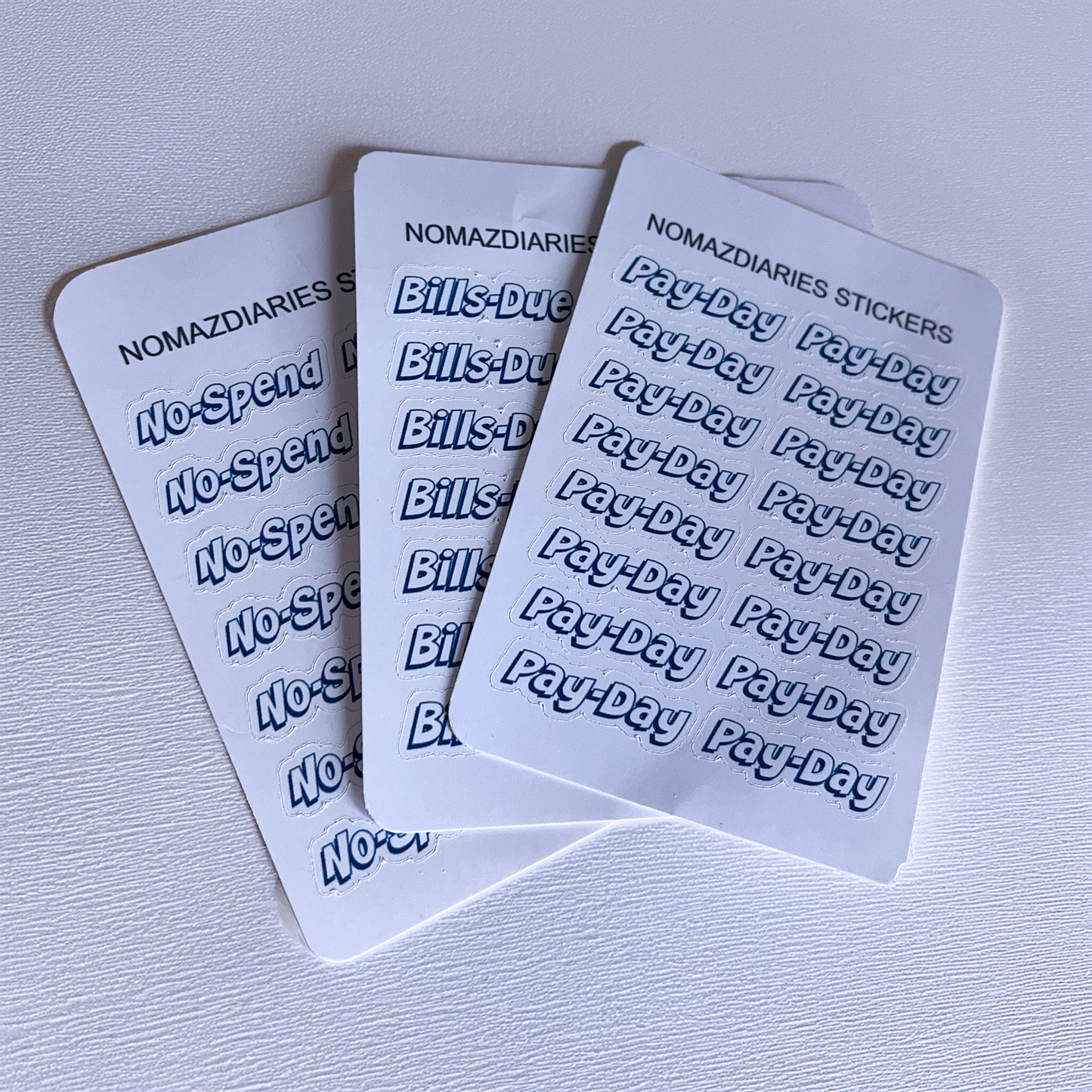 Budget Stickers (Minimal)